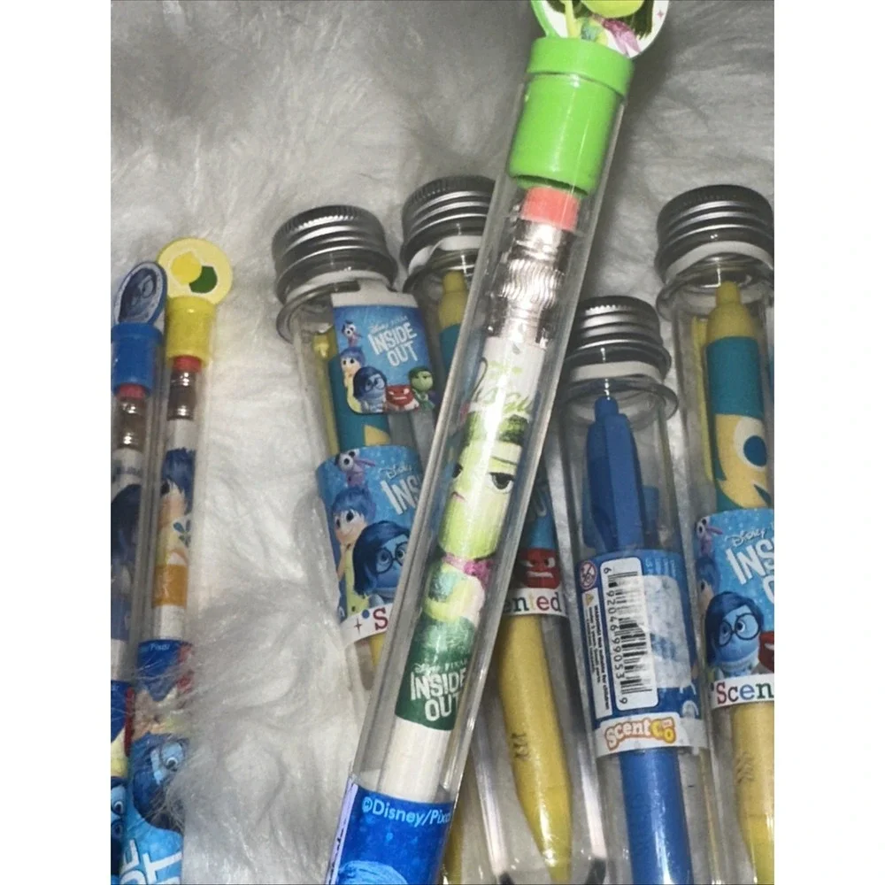 Disney Pixar Inside Out Scented Pen and Pencil Set 8pc Recycled School Supplies
